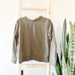Olive green sweatshirt size m